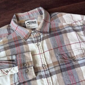 Mountain Khakis Teton Flannel Shirt Men's X-Large Plaid Long Sleeve Cotton XL